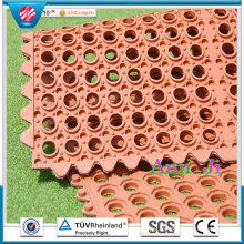 Anti-Skid Interlocking Flooring Matting, Interlocking Anti-Bacteria Rubber Mat, Anti-Fatigue Mat